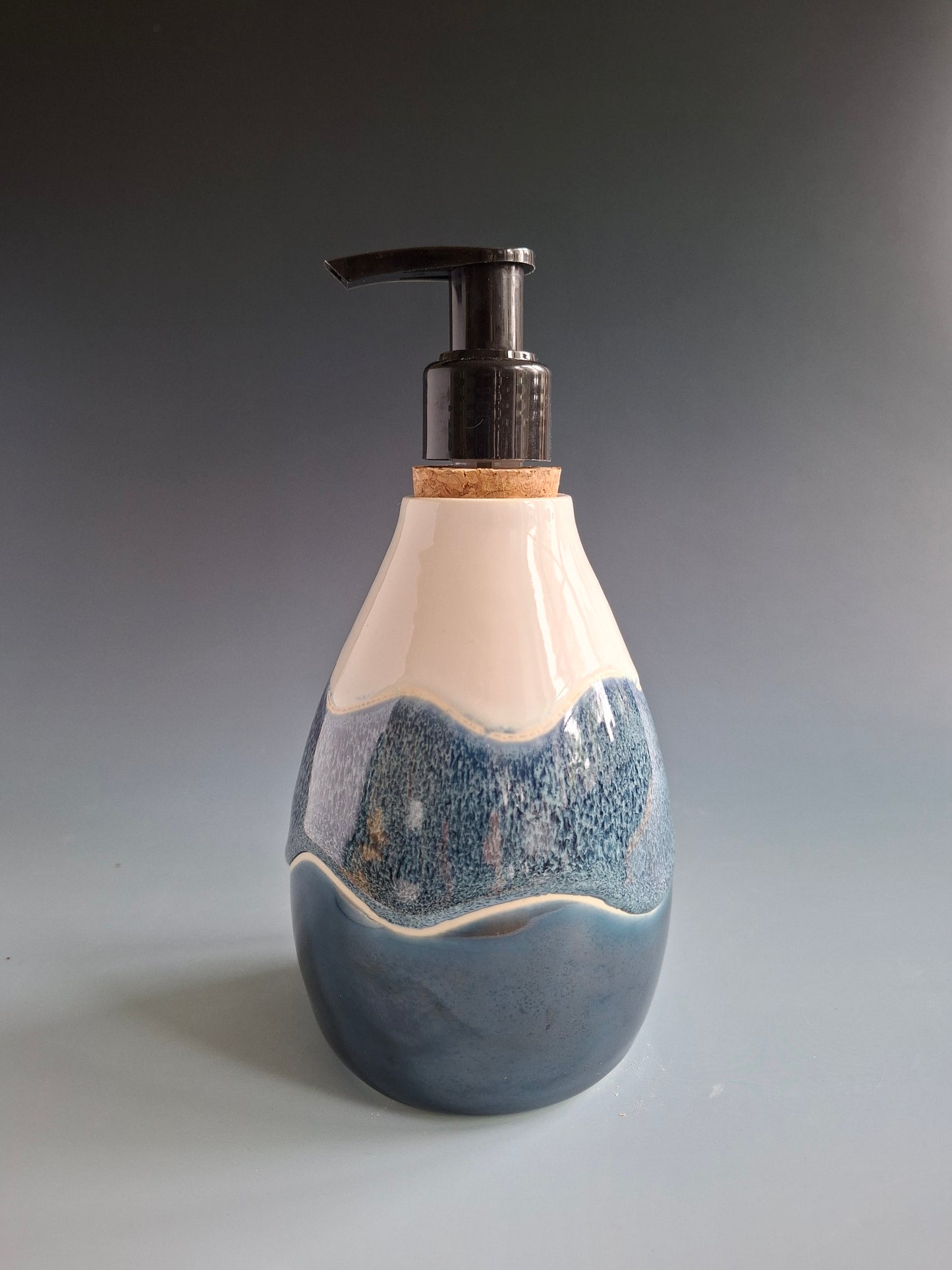 Blue Wave Soap Dispenser