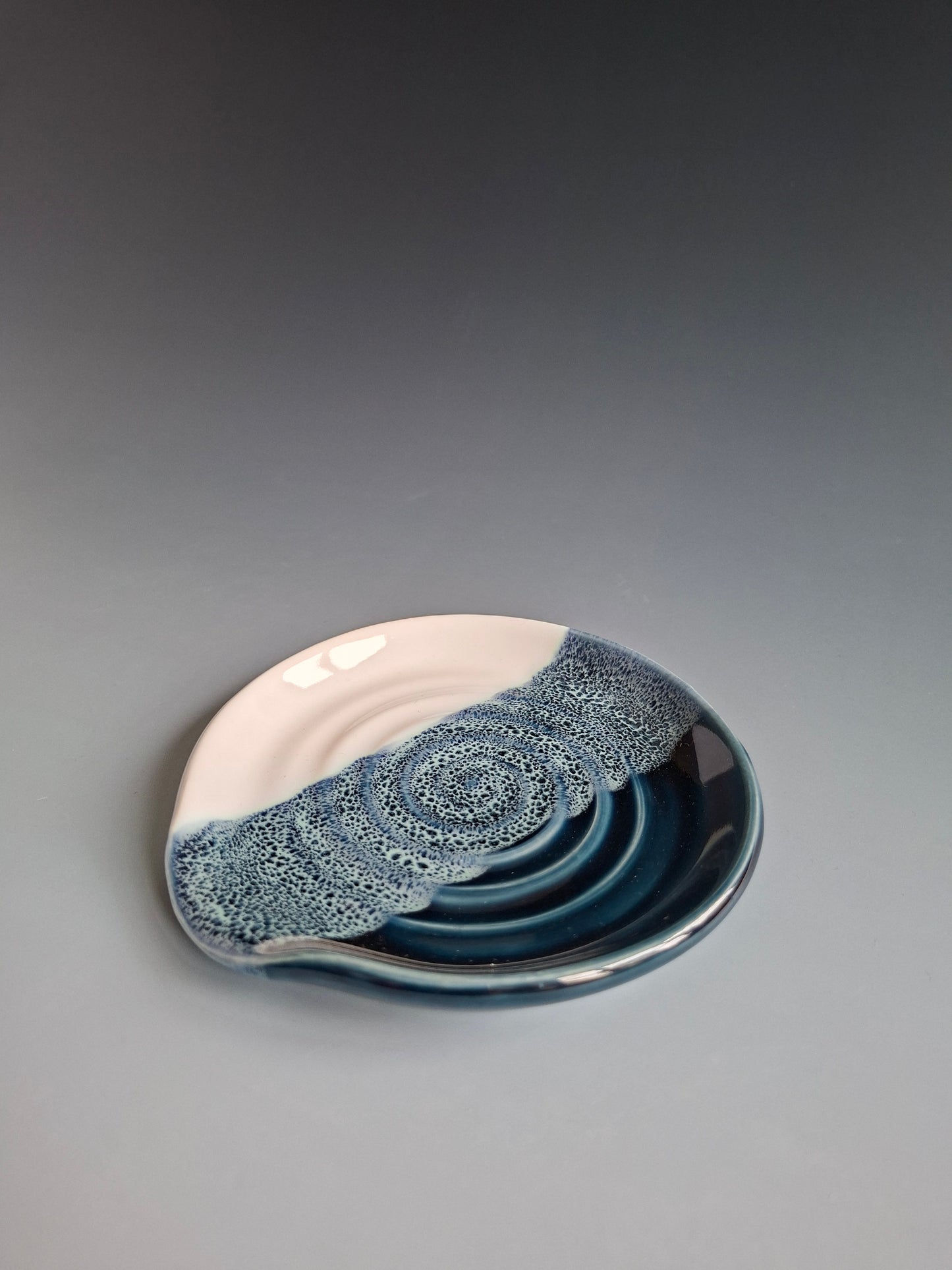 Blue Wave Spoon Rest