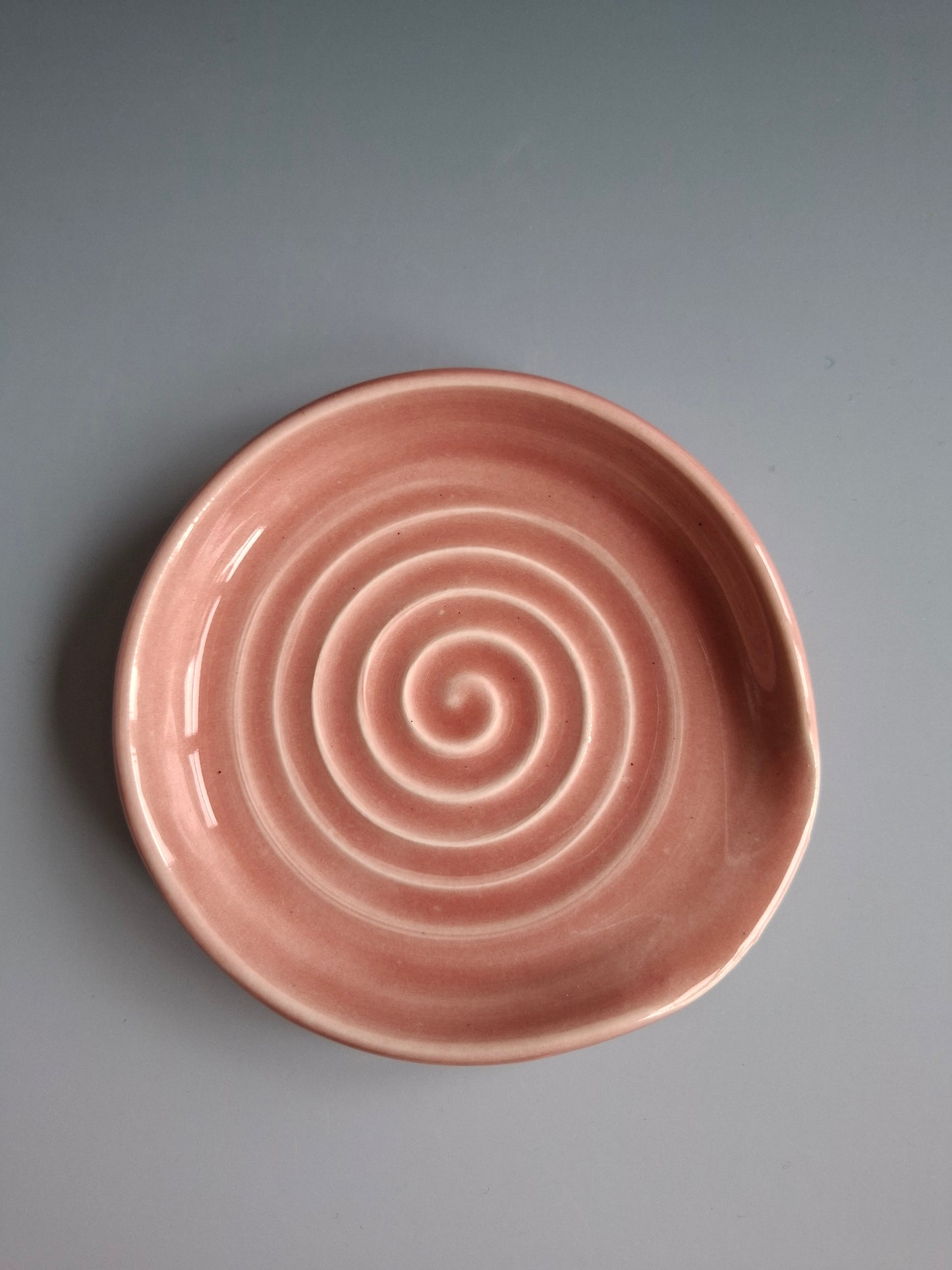 Dusky Pink Spiral Spoon Rest