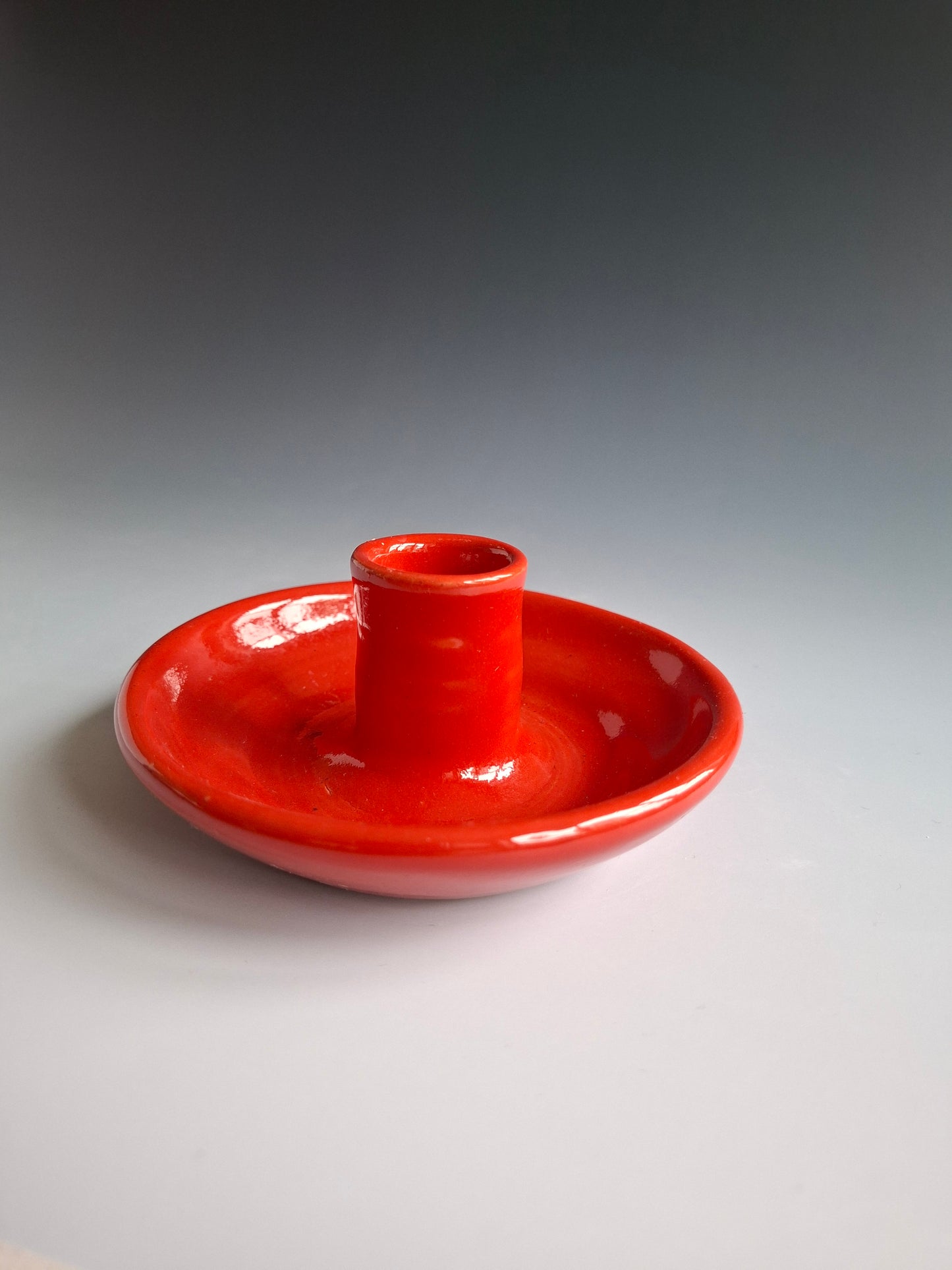 Red Candle Holder