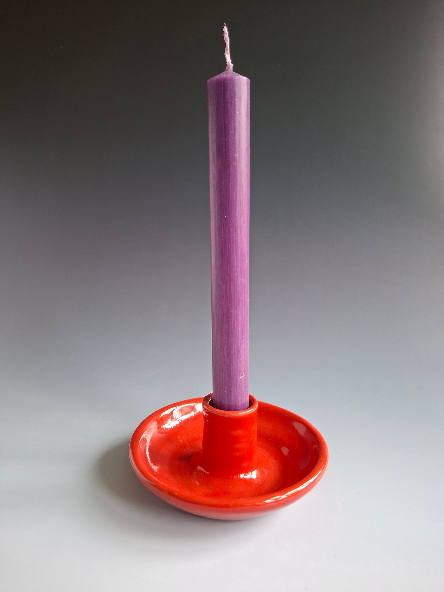 Red Candle Holder