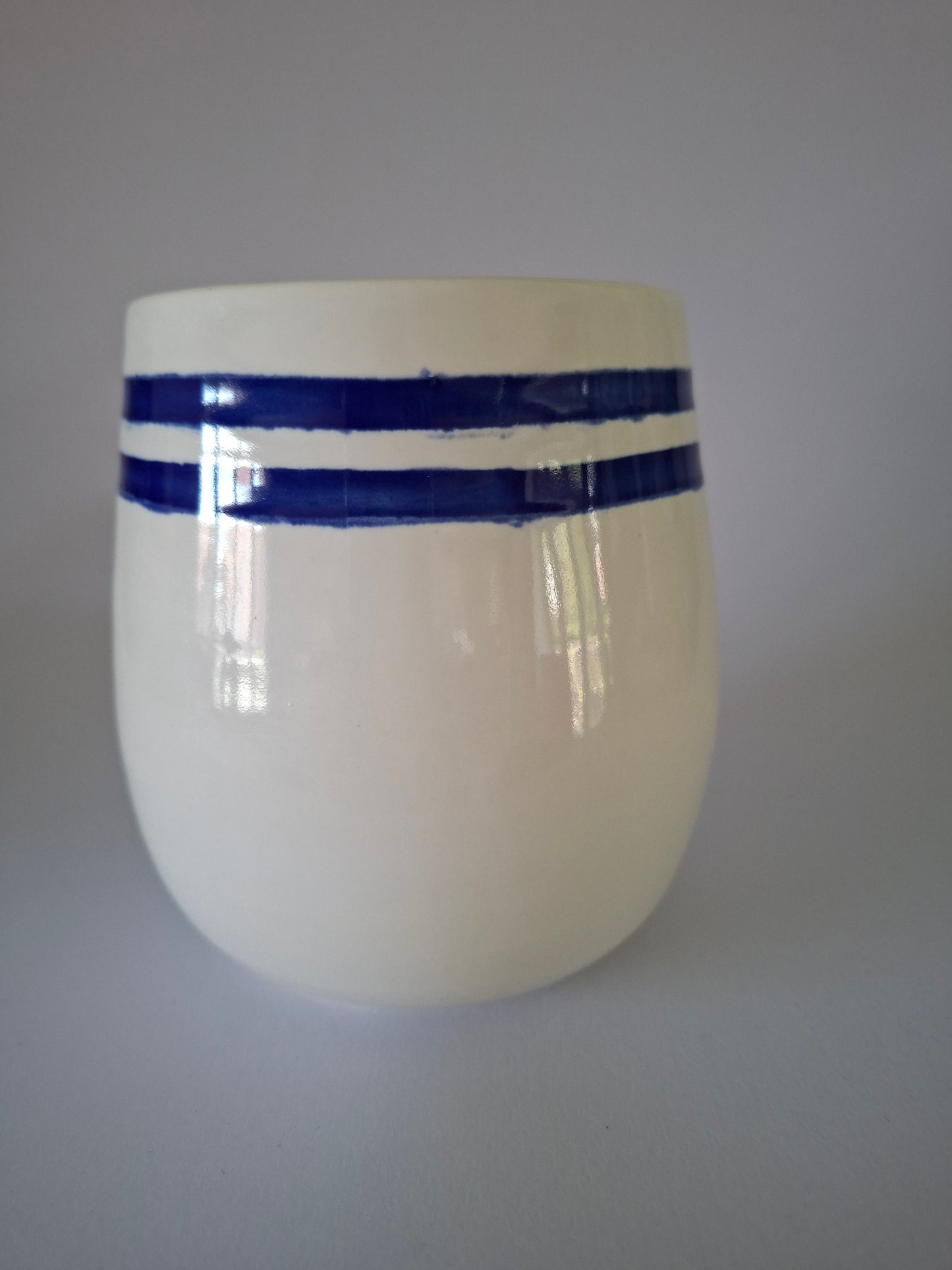 Cobalt Band Utensil Holder